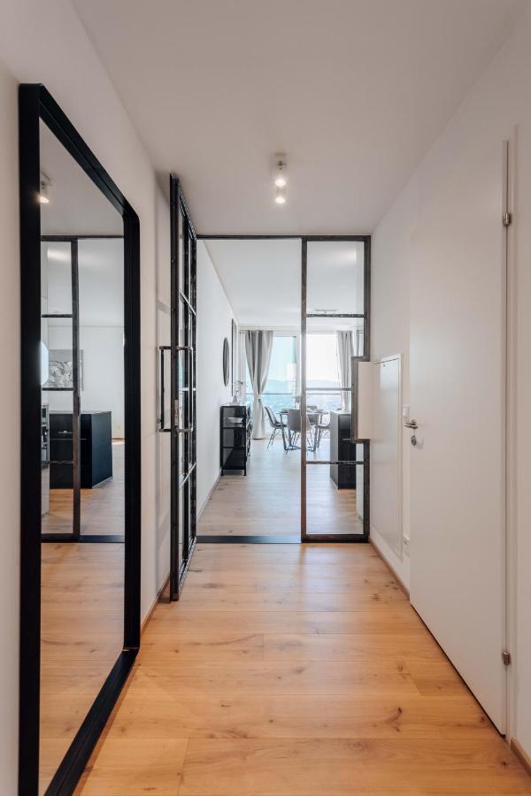 Design Apartment With Amazing View Over Vienna 2 Viena Exterior foto