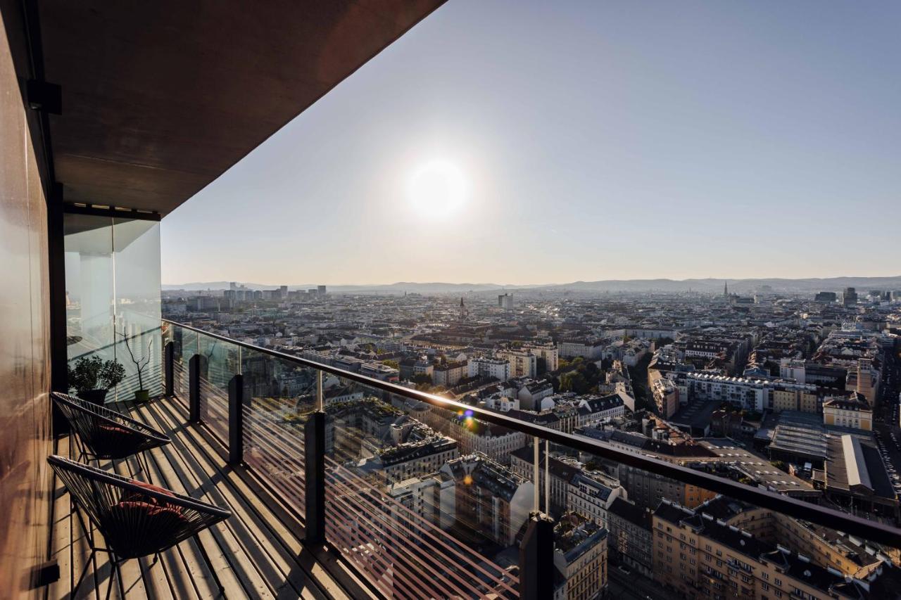 Design Apartment With Amazing View Over Vienna 2 Viena Exterior foto